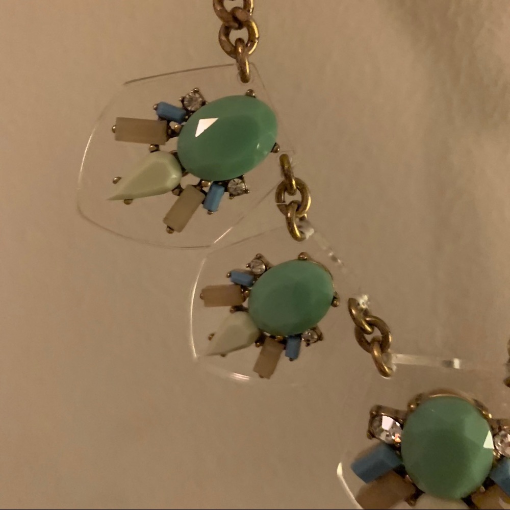 Super Cute Translucent Statement Necklace J.Crew - image 6